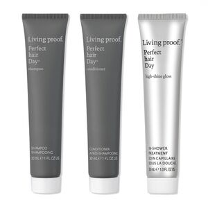 Living Proof Perfect Hair Day In-Shower 3-PC Deluxe Sample Set 1.0 Fl Oz X 3 NWT